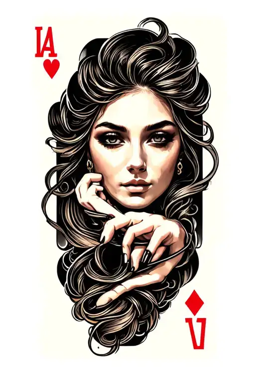 Deck Of Cards Being Shuffled