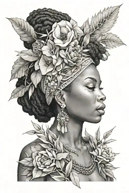 Black Women With Sage And Crystals