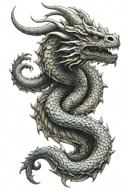 Dragon Coiled