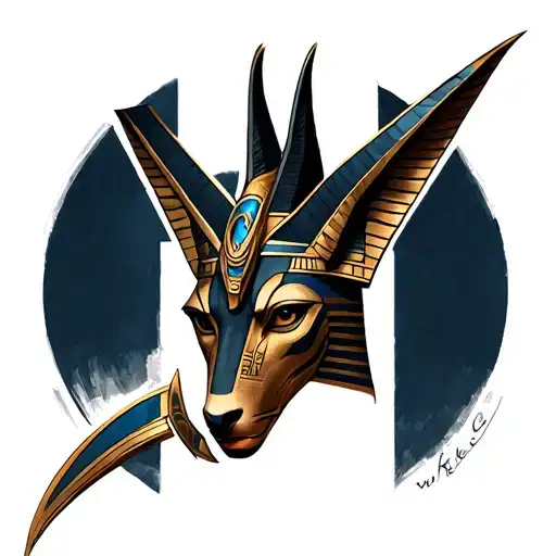 Egyptian God Anubis