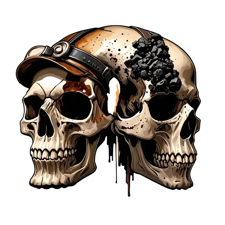 Coal Miner Skull