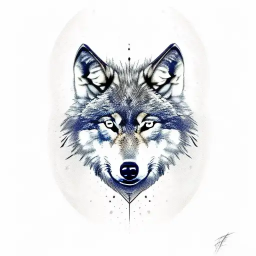 Wolf That Sees A Deer