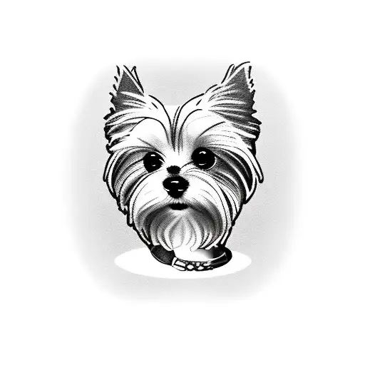 Small Floppy Ear Yorkie Dog