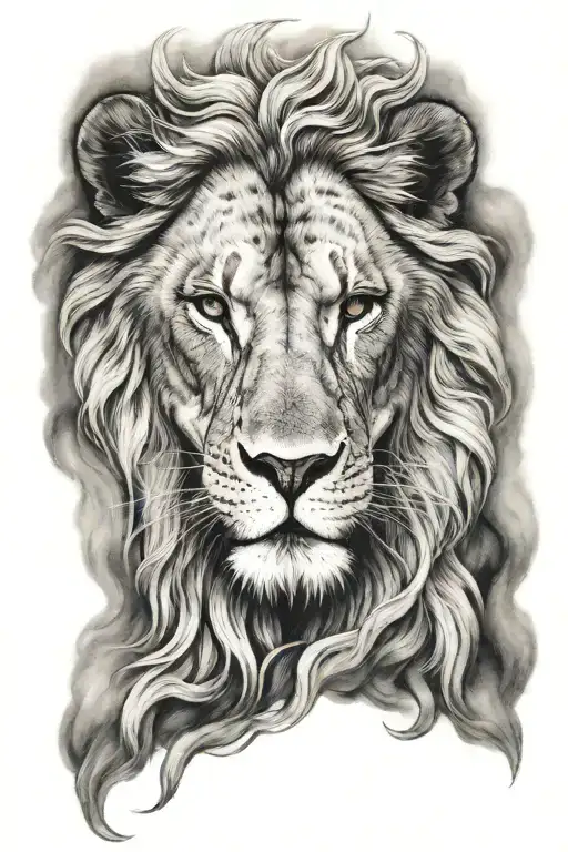 Angel Cloud Lion Head