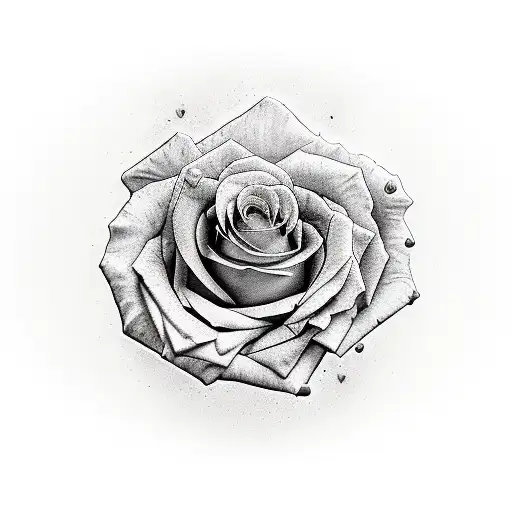 Rose Laying On Top Of The Words To Thine Own Self Be True