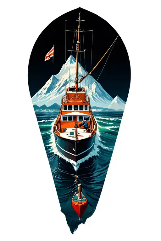 Norway Mountain Rough Sea Boat Fishing Rod