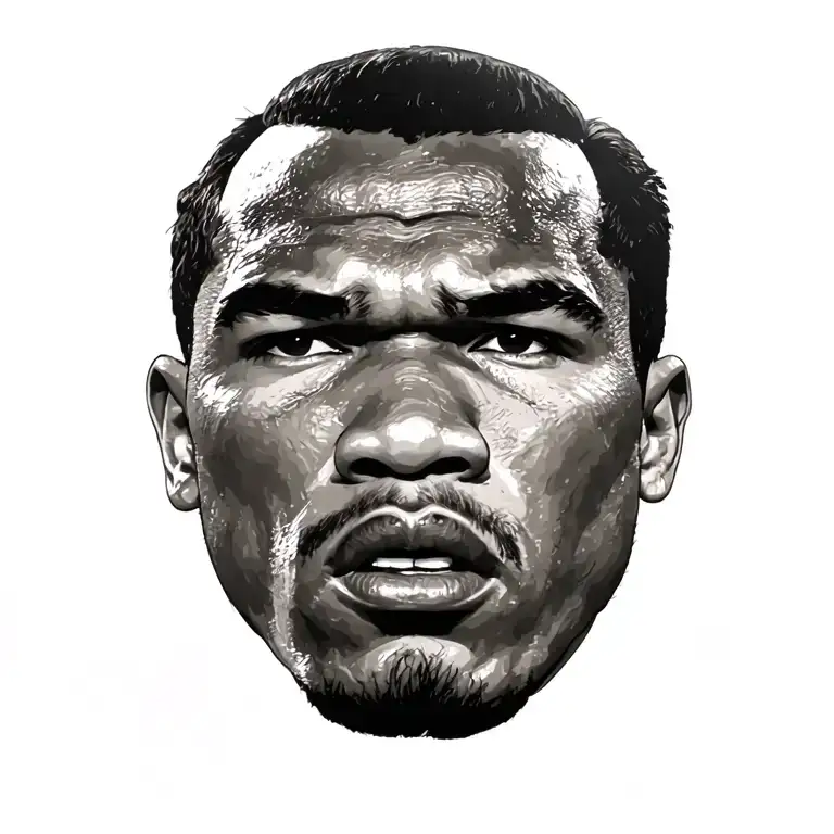 A Realistic Image Of Mohammed Ali To Go Onto My Shoulder