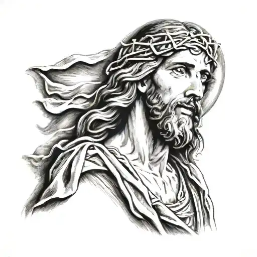 Jesus Christ Walking