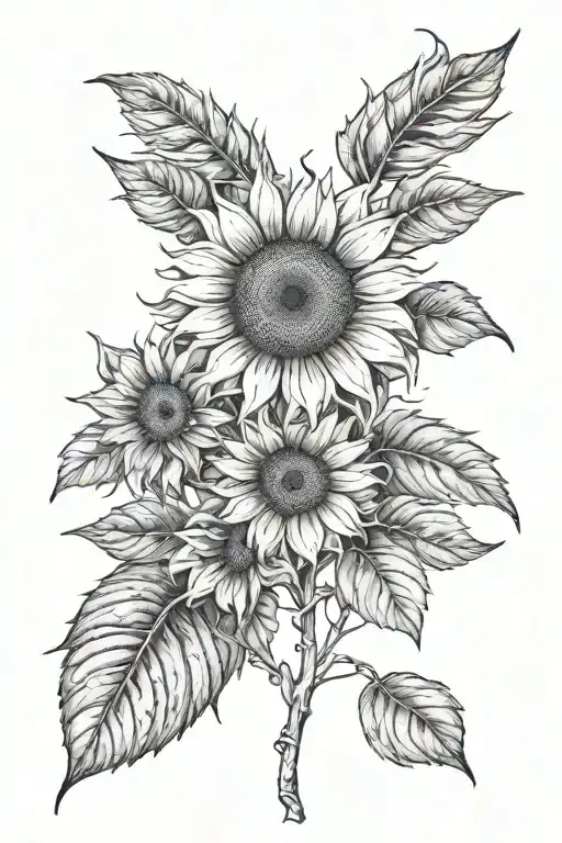 Zia Sun And Sunflower