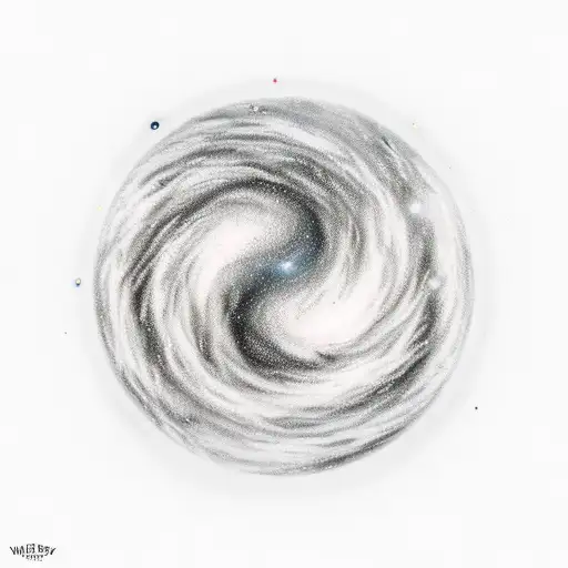 A Realistic Depiction Of The Milky Way Galaxy With Intricate Details