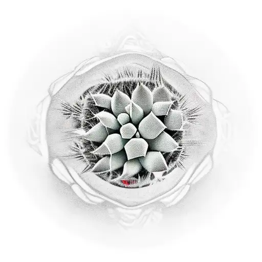 Cactus In Peaceful Setting