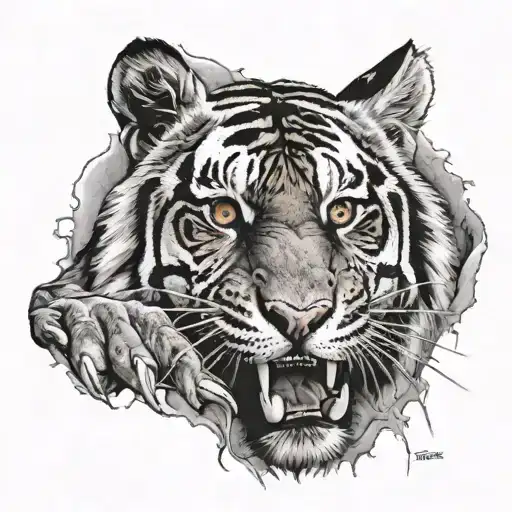 Tiger Eating Life Is Hard