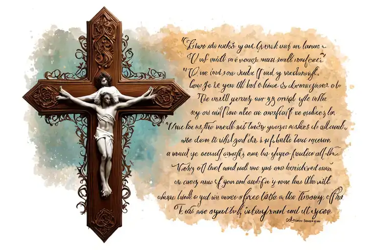 Cross With Bible Verses