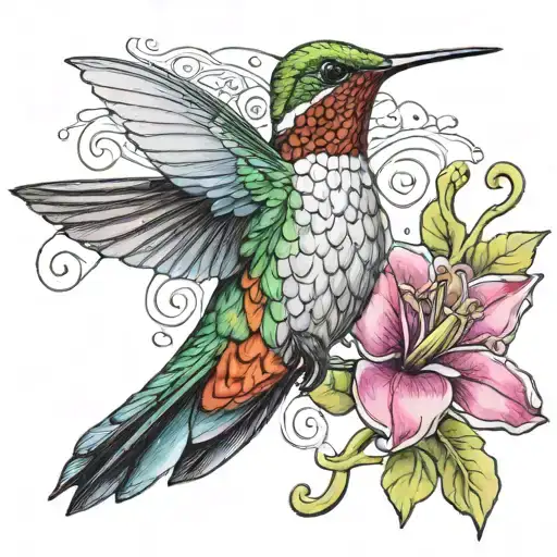 Quilting And Hummingbird