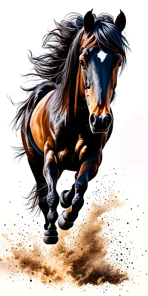 Horses Running Alongside