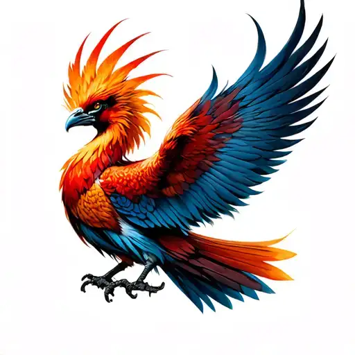 Japonese Fenix Bird
