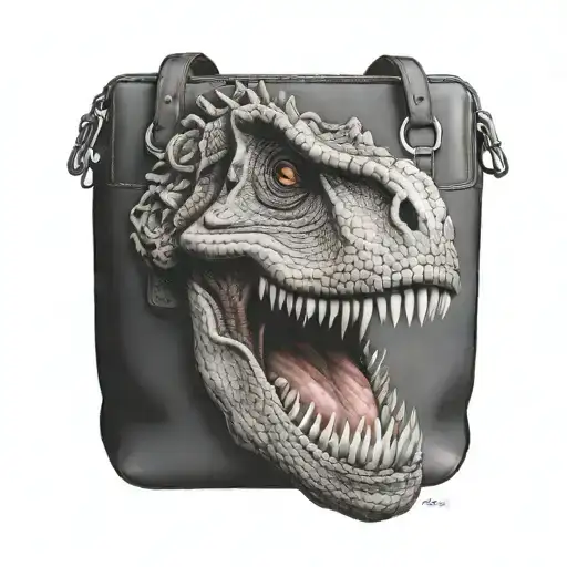T-rex Holding Chanel Bag