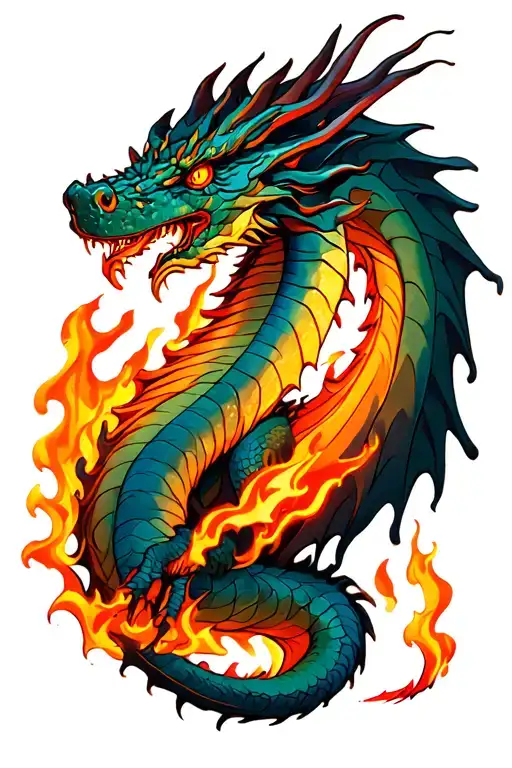 Dragon On Fire