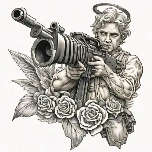 Angel With Machinegun