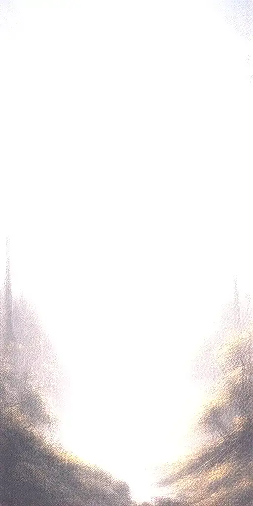 Massive Forest Landscape With Huge Moon In The Background