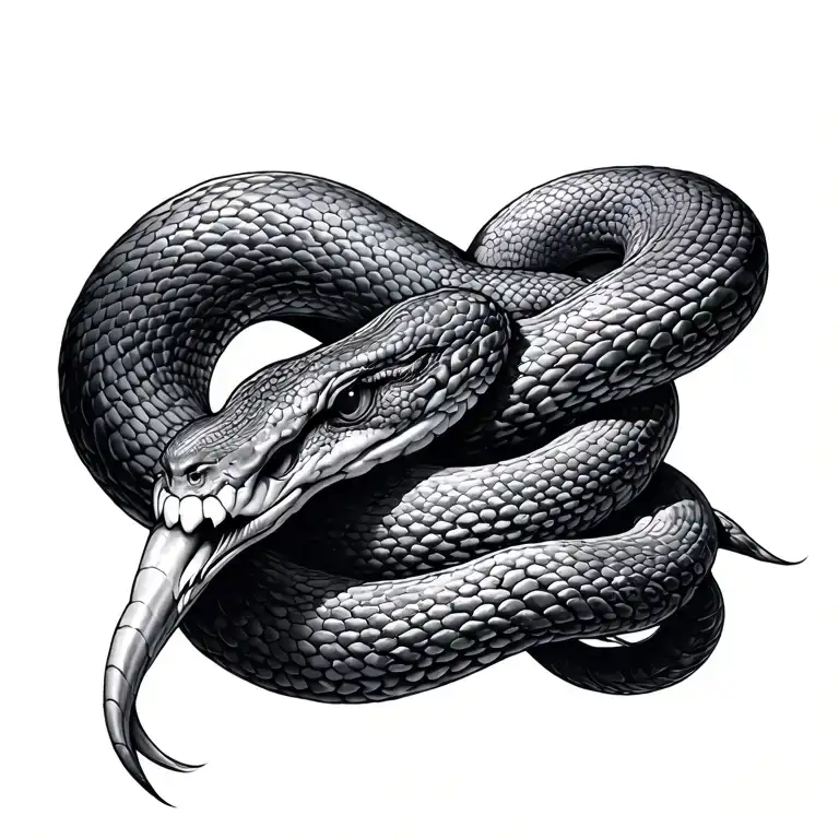 Virgo & Snake Coiled