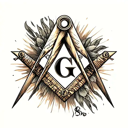 Masonic Square And Compass