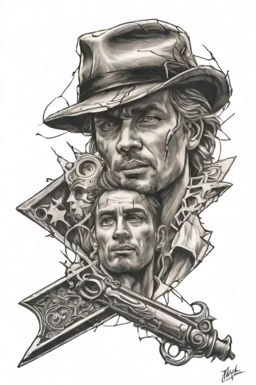 Broken Sword With Details