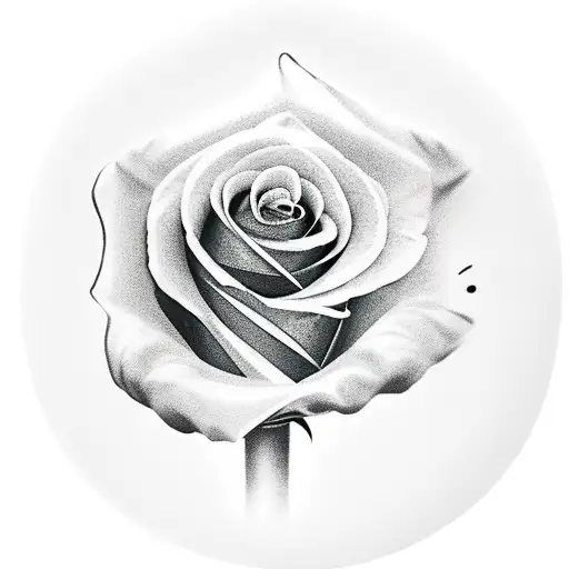 Hand-held Microphone With A Rose Wrapped Around It