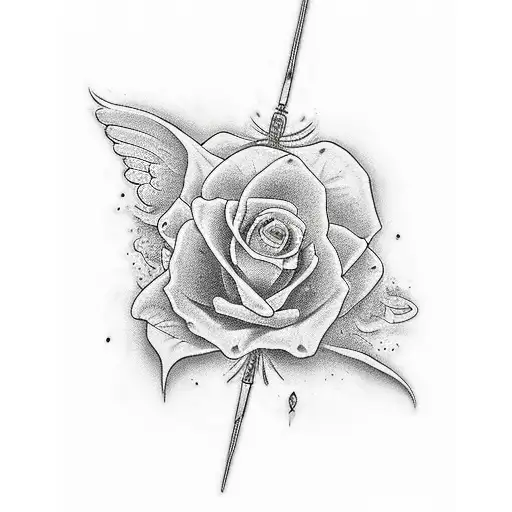 Alas De Angel En La Espalda De Un Hombre