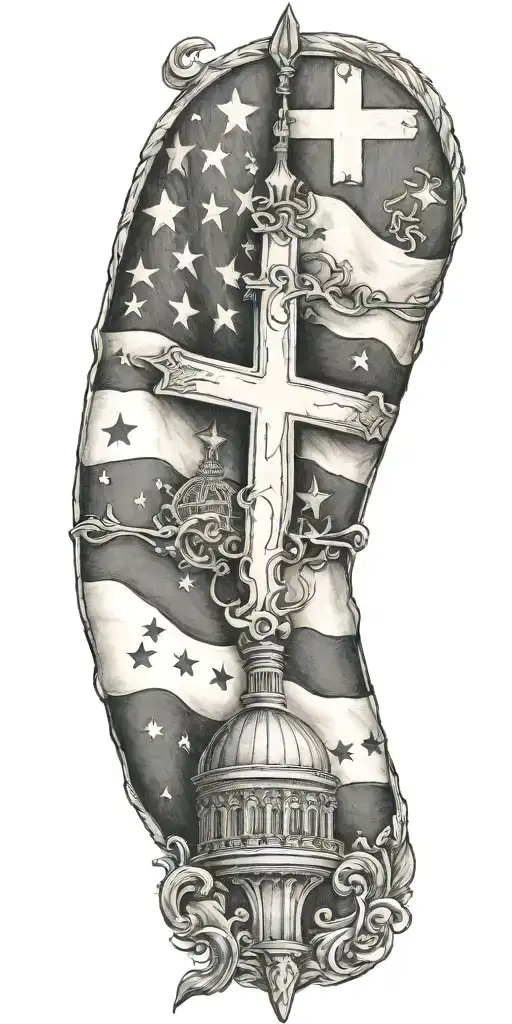 Flag Morphing With Religion