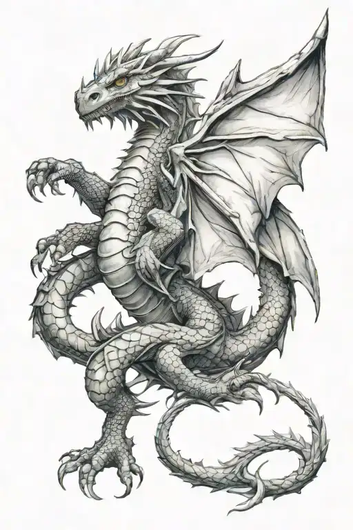 Medival Dragon Realistic