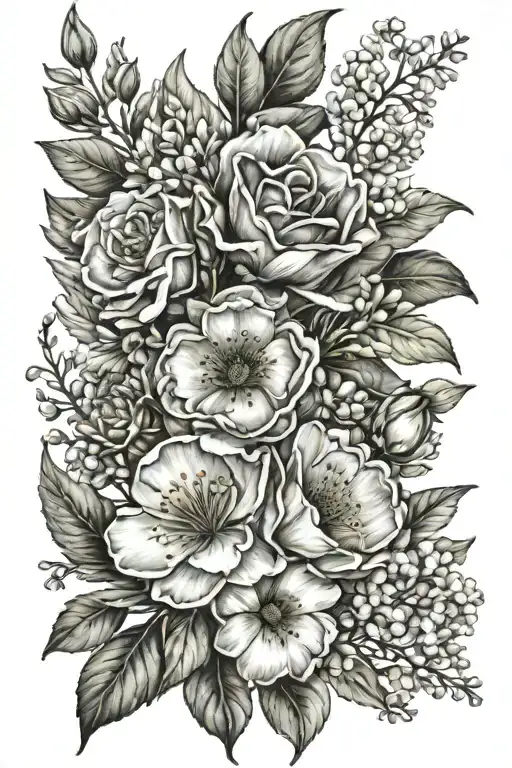 Birth Flower Bouquet