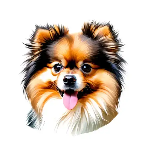Pomeranian Dog Sitting