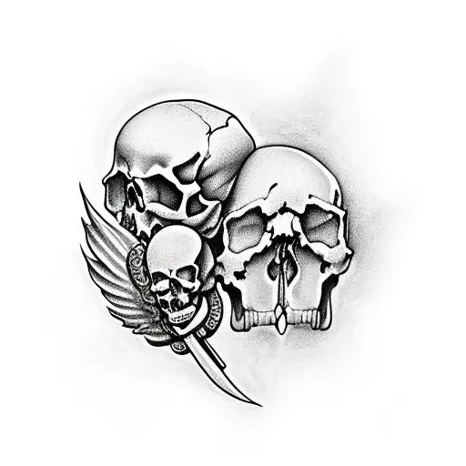 Angel And Skull