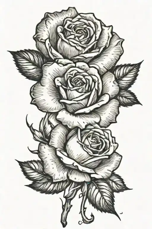 Rose And Word 'Sonder'