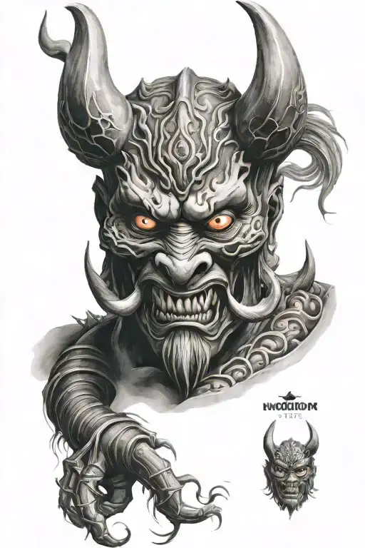 Japanese Demon Mask