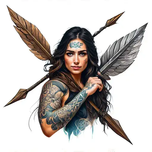 Arrow With Arme Sleeve