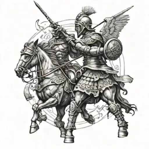 Trojan Warrior Battling