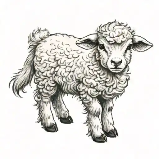 Little Lamb Wearing Wolfskin