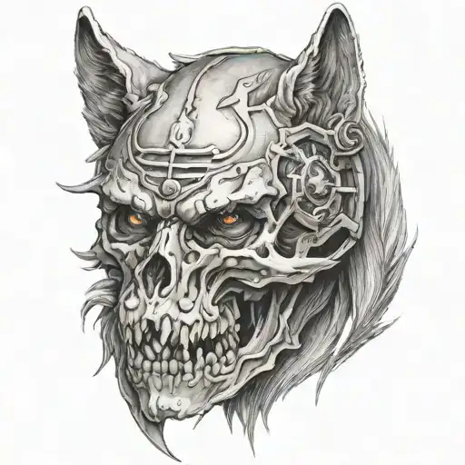 Wolf Guard Skull Inside