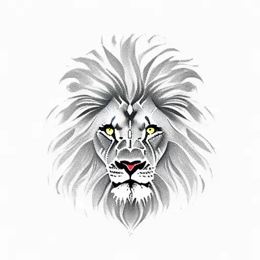 Damaged Shield With Lion On The Crest