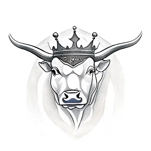 Bull With Crown