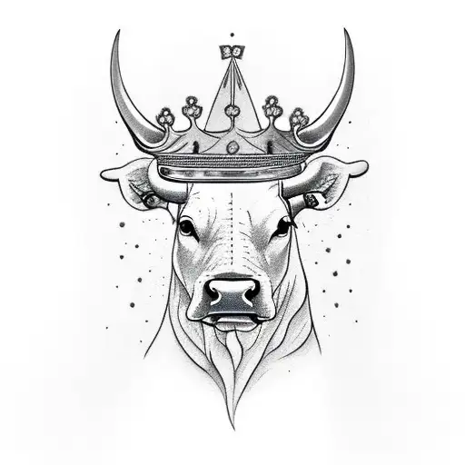 Bull With Crown