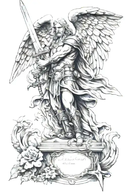 Veteran Arch Angel With Sword