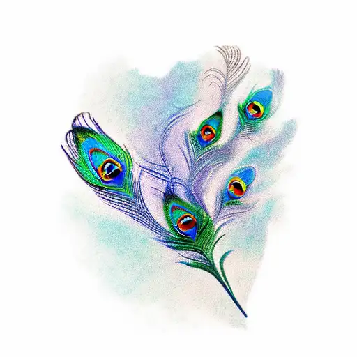 Colorful Peacock With Feathers Up Which Represents Chicago And The Bay Area