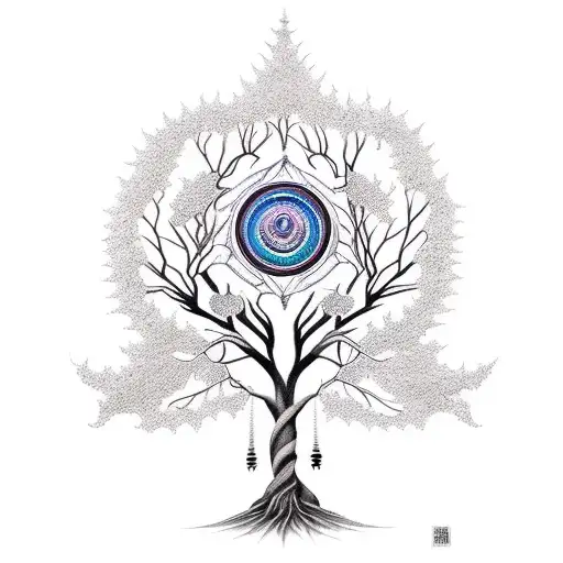 Tree Crow Spiritual Chakra