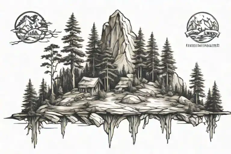 Mountain Forest Landscape