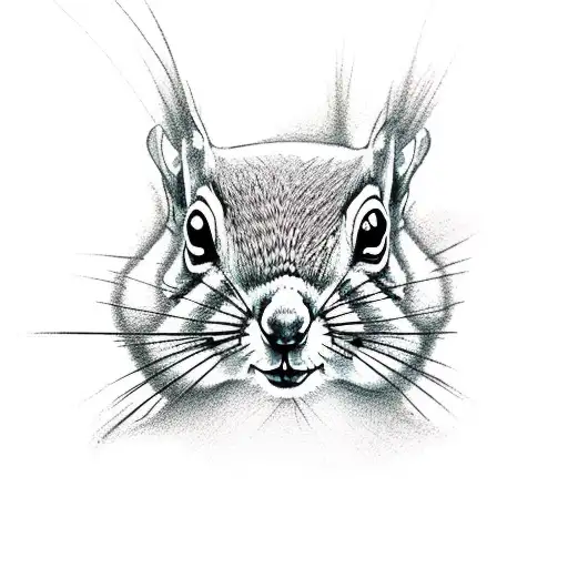 A Squirrel And A Raven