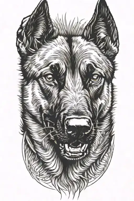 Belgian Malinois Angry