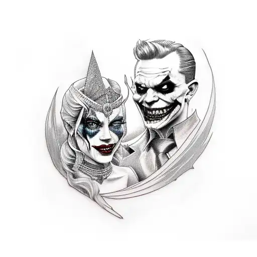 Harley Queens And Joker